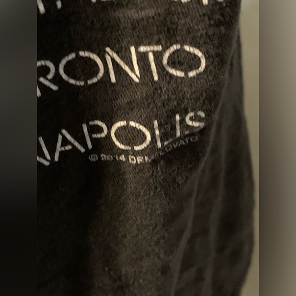 Demi Lovato 2014 Neon Lights Black L Tour T Shirt with Dates - Picture 4 of 7